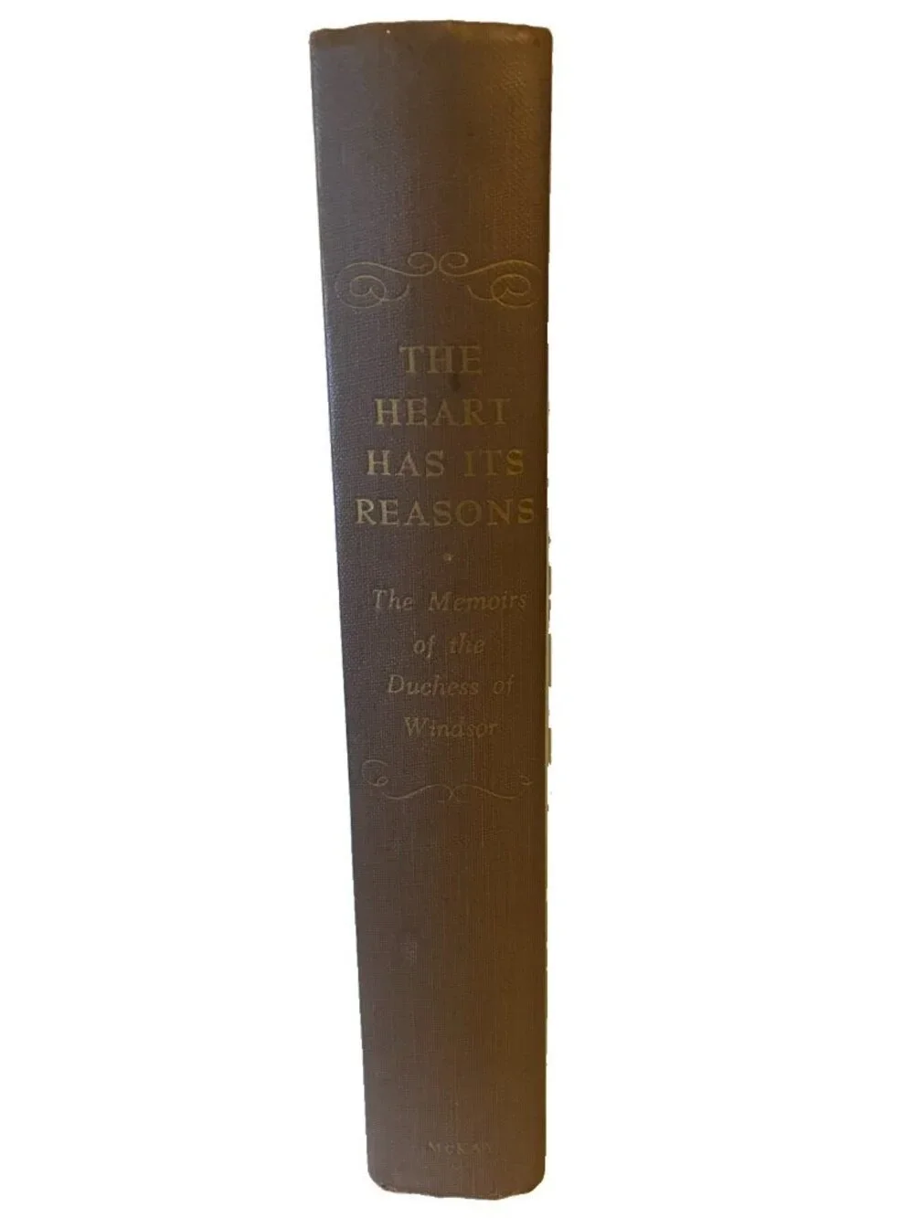 1956 1st US Ed., The Heart Has Its Reasons, Duchess of Windsor (Wallis Simpson)